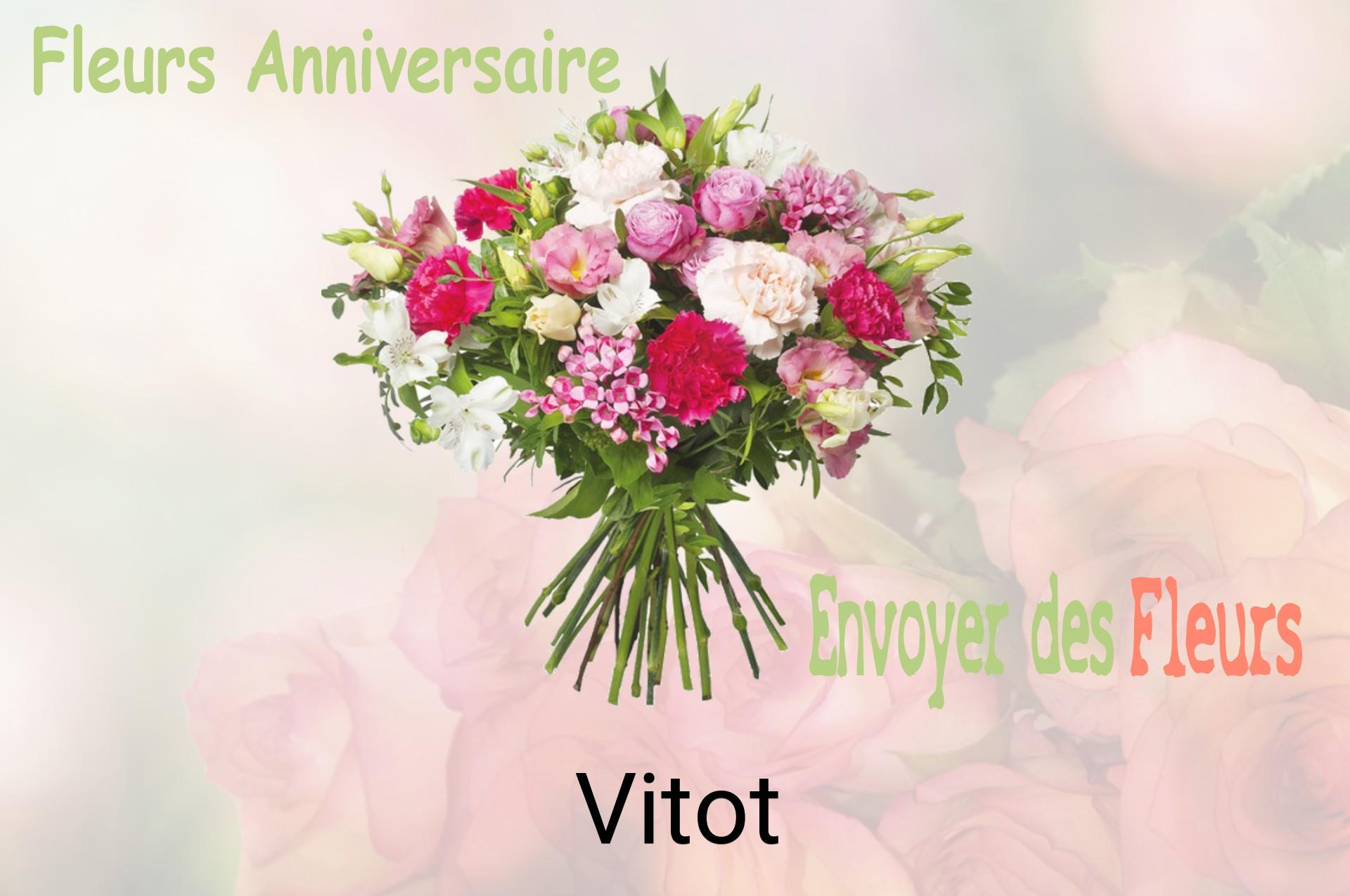 Bouquet de fleurs d’anniversaire livré à Vitot